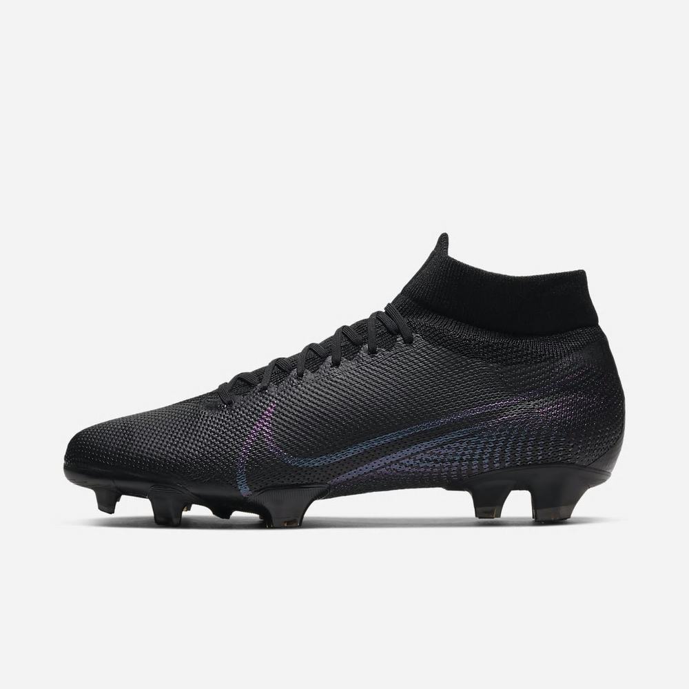 Crampon De Foot Nike Mercurial Superfly 7 Pro FG Noir 2510-896 Black/Black Femme | HKQ-24759173